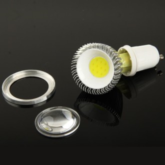 GU10 5W 400LM  LED Spotlight Lamp Bulb, 1 COB LED, White Light, 6000-6500K, AC 85-265V