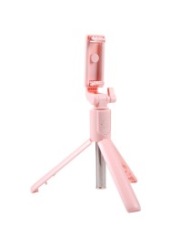 R1 Multifunctional Bluetooth Tripod Selfie Stick (Pink)