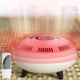 Household Five-sided Heater Office Small Hot Fan Electric Heater, CN Plug, Colour: Remote Control