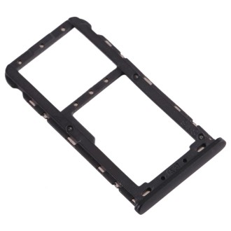 For Meizu M6T SIM Card Tray + SIM / Micro SD Card Tray (Black)