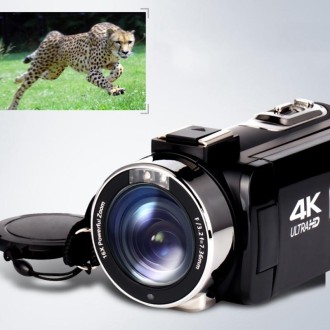 4K HD Night Vision 48MP Home WiFi Live Camcorder DV Digital Camera, Style:Wide-angle Lens