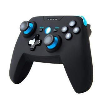 CX-X1  2.4GHz + Bluetooth 4.0 Wireless Game Controller Handle For Android / iOS / PC / PS3 Single Handle (Blue)