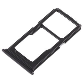 For Vivo X21i SIM Card Tray + SIM Card Tray / Micro SD Card Tray (Black)