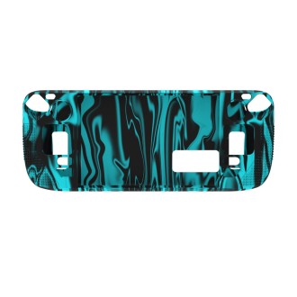 For Steam Deck Game Console Non-slip Silicone Case(Camouflage Blue)