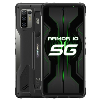 [HK Warehouse] Ulefone Armor 10 5G Rugged Phone, 8GB+128GB, Quad Back Cameras, IP68/IP69K Waterproof Dustproof Shockproof, Face 