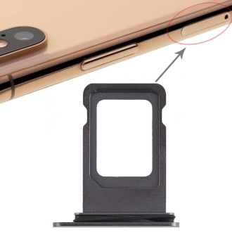 SIM Card Tray for iPhone XS Max (Single SIM Card)(Black)