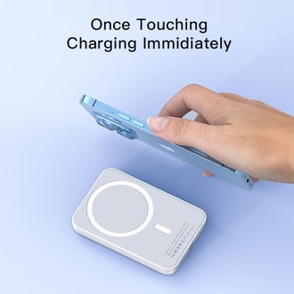 Yesido YP29 MagSafe Magnetic 5000mAh Wireless Fast Charging Power Bank(White)