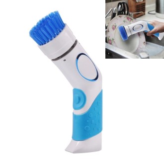 Kitchen Electric Dish Washing Brush Portable Mini Dishes Washing Machine(Blue White)