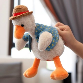 Repeat Duck Tricky Duck Learn Talking Singing Plush Duck Toy, Style:USB Charging+Recording