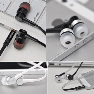 REMAX RM-535i In-Ear Stereo Earphone with Wire Control + MIC, Support Hands-free, for iPhone, Galaxy, Sony, HTC, Huawei, Xiaomi,