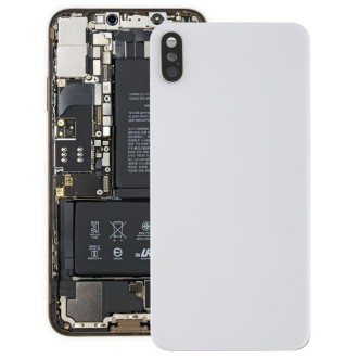 Battery Back Cover with Back Camera Bezel & Lens & Adhesive  for iPhone XS Max(White)