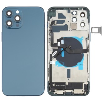 Battery Back Cover Assembly (with Side Keys & Speaker Ringer Buzzer & Motor & Camera Lens & Card Tray & Power Button + Volume Bu