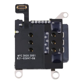 Single SIM Card Holder Socket with Flex Cable for iPhone 12 / 12 Pro