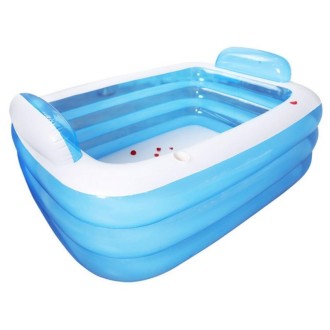 Three-layer Thickened Adult Insulated Inflatable Swimming Pool Baby Tub, Size:180 x 140 x 60cm