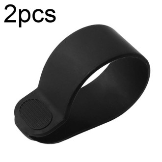 X0211 2pcs Scooter Accelerator Dial Silicone Case Dial Cover For Xiaomi M365/1S/Pro/MAX G30/ES2(Black)