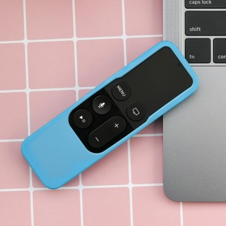 5F01 Somatosensory Remote Control Anti-fall Silicone Protective Cover for Apple TV4(Blue)