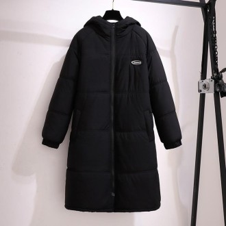 Large Size Thicken Down Padded Jacket (Color:Black Size:XXXXL)