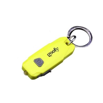 GOOFY Mini USB Rechargeable LED Flashlight Portable Keychain(Green)