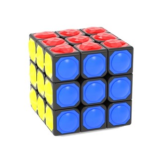 YJ Three Level Touch Smooth Magic Cube Educational Toys(As Show)