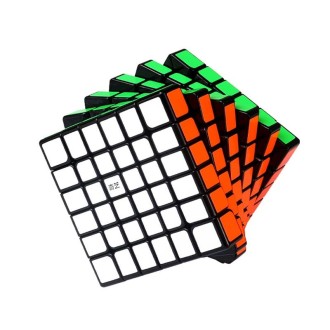 Qiyi Six Level Intelligence Smooth Puzzle Advanced Magic Cube(Black)