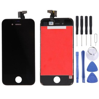 Digitizer Assembly (LCD + Frame + Touch Pad) for iPhone 4(Black)