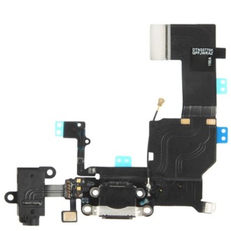 2 in 1 for iPhone 5C (Original Tail Connector Charger + Original Headphone Audio Jack Ribbon) Flex Cable