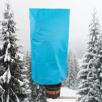 Non-woven Fabric Tree Anti-freeze Cover Winter Plant Protective Bag, Size: 80 x 100cm(Blue)