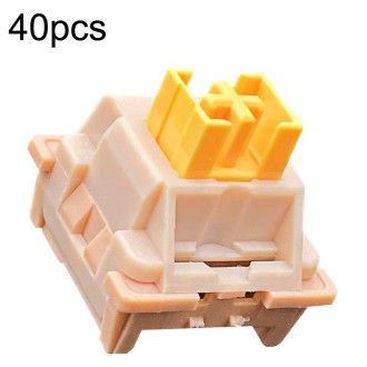 40pcs Customized Hot Swap Mechanical Keyboard 3Pin Shaft(Peach Linear Mute Shaft)