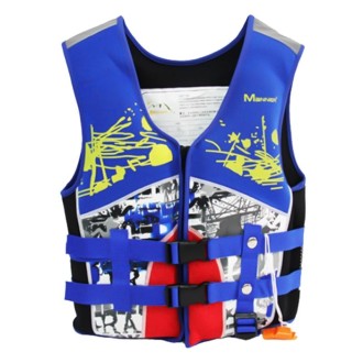 MANNER QP2014 Children Buoyancy Aid Swim Jacket Snorkeling Vest, Size:M(Blue)