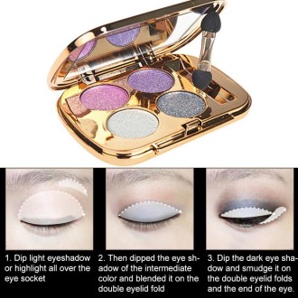 Professional  Eye Makeup Eyeshadow Palette Gold Smoky Cosmetics Makeup Palette Diamond Bright Glitter Eye Shadow(7)