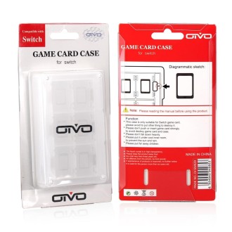 OIVO IV-SW029 24in1 Game Memory Card Storage Box Card Case Holder For Nintendo Switch(White)