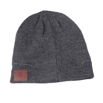 Bluetooth Warm Knit Hat, Supports Phone Answering & Bluetooth Photo Taking & Music Playing (Dark Gray)