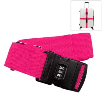 Luggage Strap Cross Belt Adjustable Packing Band Belt Strap with Password Lock for Luggage Travel Suitcase