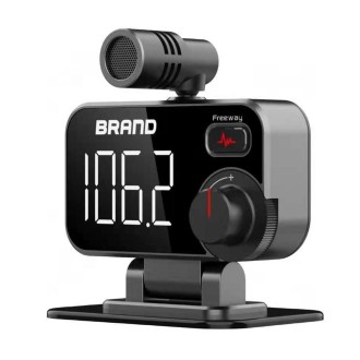 BT92 Car Bluetooth FM Transmitter Support Bluetooth Hands-free Call / QC3.0 Fast Charge / Micro SD Card