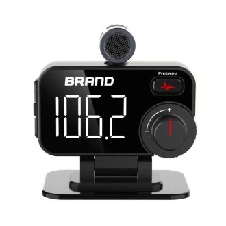 BT92 Car Bluetooth FM Transmitter Support Bluetooth Hands-free Call / QC3.0 Fast Charge / Micro SD Card