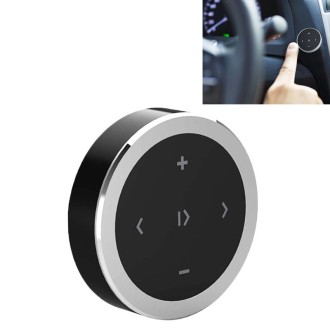 Car Wireless Bluetooth Controller Mobile Phone Multimedia Multi-functional Steering Wheel Remote Controller(Silver)