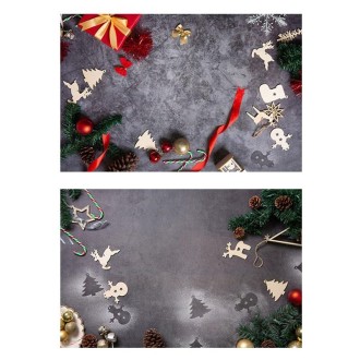 3D Double-Sided Matte Photography Background Paper(Christmas Atmosphere)