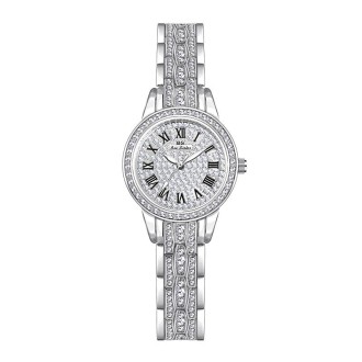 BS Bee Sister  FA1501 Ladies Diamond Watch Chain Watch(Silver)