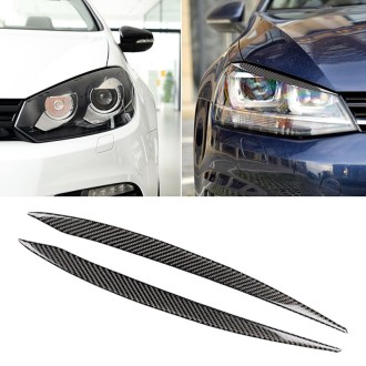 Car Carbon Fiber Light Eyebrow for Volkswagen Golf 7