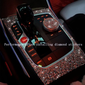 For Nissan 350z 2006-2009 Car Lamp Eyebrow Diamond Decoration Sticker, Left and Right Drive