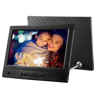 10.1 inch LED Display Multi-media Music & Movie Player Digital Photo Frame with Remote Control, Allwinner E200s Program, Support