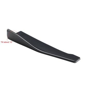 Car Universal Rear Corner Protection Plate Car Modified 48cm Rear Shovel(Carbon Fiber)