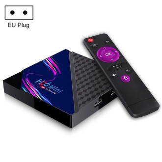 H96 Mini V8 4K Smart TV Box with Remote Control, Android 10.0, RK3228A Quad-core Cortex-A7, 2GB+16GB, Built-in TikTok, Support D