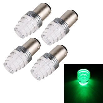 4 in 1 1157 DC12V 0.6W 9LEDs SMD-3528 Car Brake Light (Green Light)