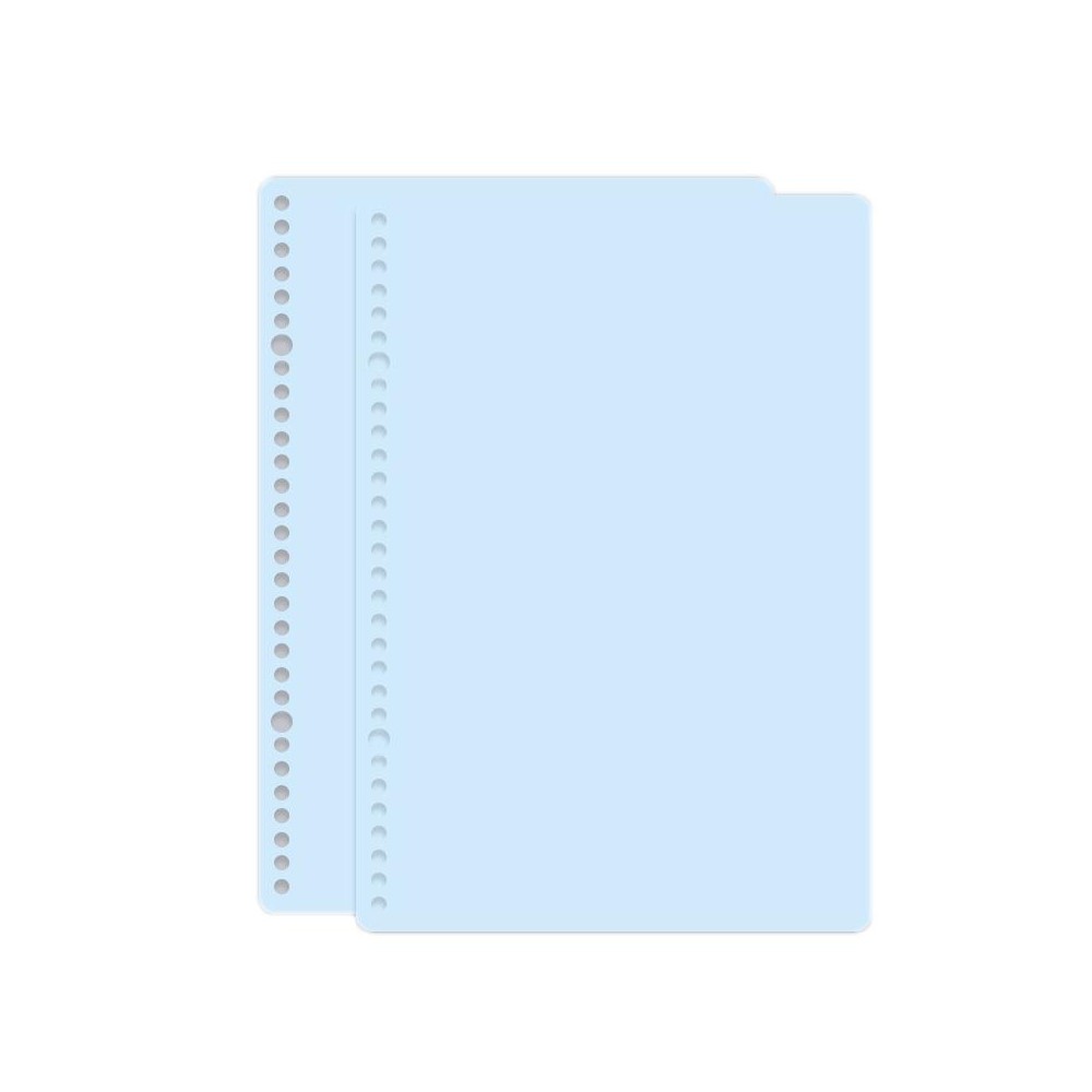 5sets Frosted Loose-Leaf Book Cover DIY Hand Book Cover, Size: B5(Blue)