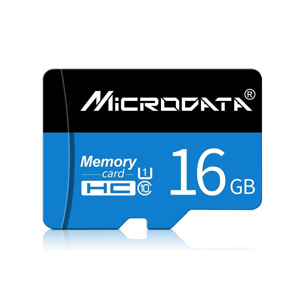 MICRODATA 16GB U1 Blue and Black TF(Micro SD) Memory Card