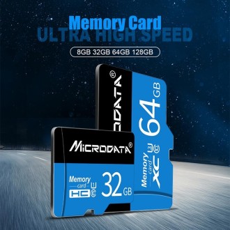 MICRODATA 16GB U1 Blue and Black TF(Micro SD) Memory Card