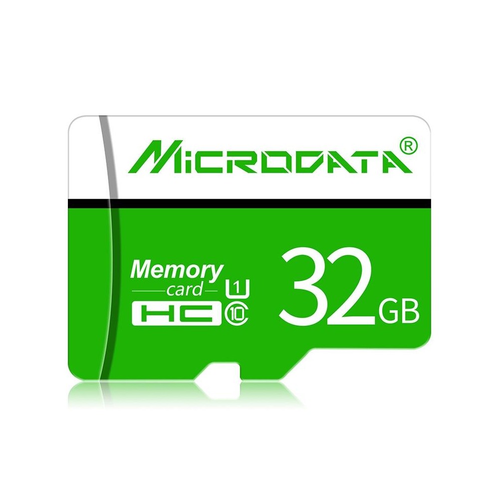 MICRODATA 32GB U1 Green and White TF(Micro SD) Memory Card