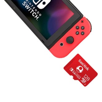 SanDisk SDSQXAO TF Card Micro SD Memory Card for Nintendo Switch Game Console, Capacity: 256GB Gold