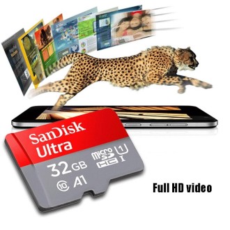 SanDisk A1 Monitoring Recorder SD Card High Speed Mobile Phone TF Card Memory Card, Capacity: 32GB-98M/S